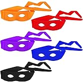 XEPST Turtle Eye Masks, Halloween Black Eye Mask Turtle Costume for Adults Masquerade Mask Cosplay Accessories Dress up Supplies,5 PCS