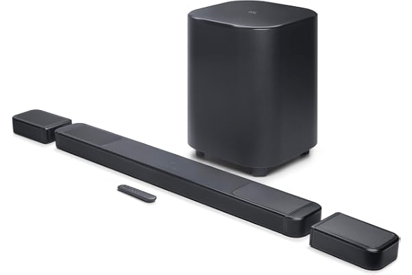 JBL BAR1300M2 11.1.4 Channel Soundbar with Detachable Surround Speakers and Wireless Subwoofer