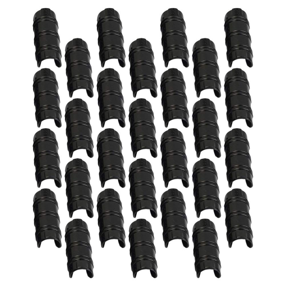Green Accessories Green Accessories Garden Buildings Tube Clip, 30Pcs PC Greenhouse Frame Clamps Tube Film Clip for Greenhouse Banner Frame Shelters 20mm Clamp