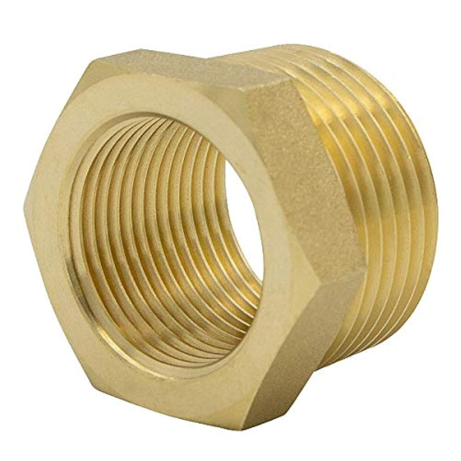 VARIOSAN Reducer 15051, 1 1/2 inch x 1 1/4 inch male thread/female thread, brass, suitable for drinking water