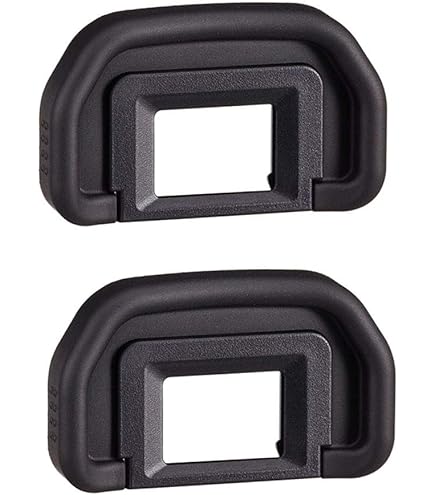 Œilleton Remplacement Pour Viseur Canon EOS - 2 Pièces Caoutchouc - Compatible 5D II, 6D II, 90D, Etc.