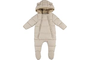 Huggies Unisex Baby Sherpa Lined Footed Snow Suit