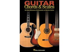 Guitar Chords & Scales | Easy Reference Guide for Acoustic or Electric Guitar | Sheet Music Songbook with 1400 Chord Diagrams
