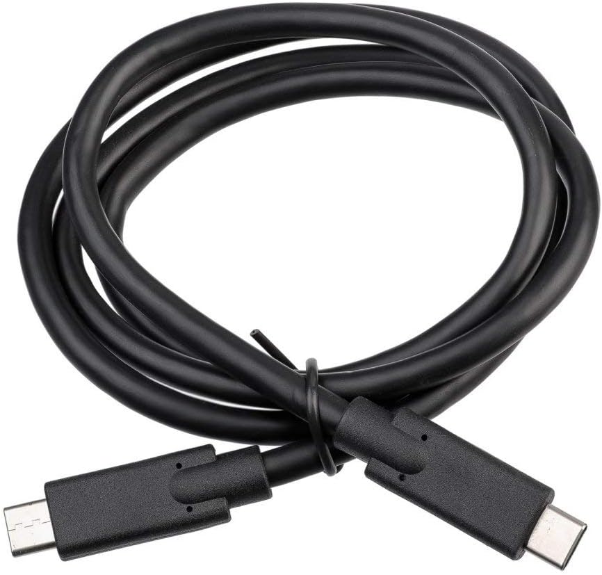 Akyga USB C 3.1 Plug Quick Cable Sync Data Extension Cable 1 m, Schwarz - Image 3