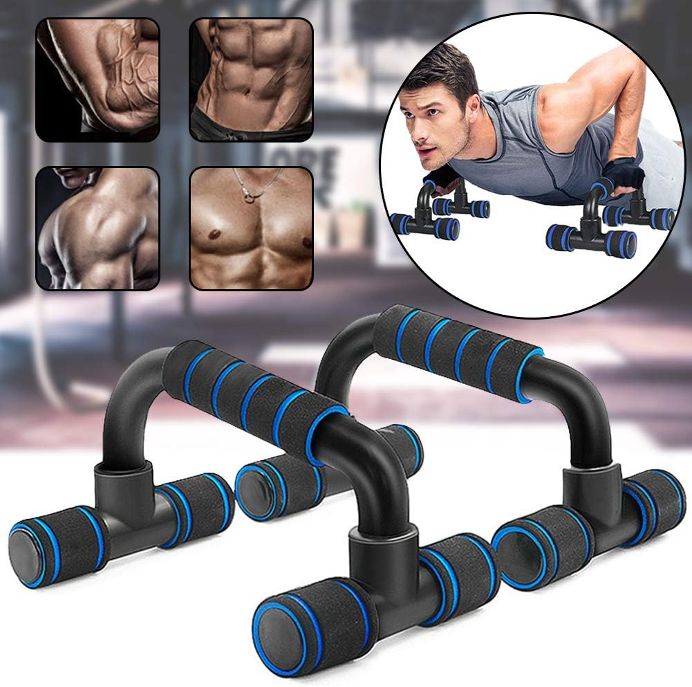 Lovelychica Pushup Stands Handles,Home Workout Equipment Pushup Handle with Cushioned Foam Grip and Non-Slip Sturdy Structure, Push Up Bars for Men Women
