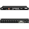 1U PDU Rackmount Power Strip with 8 NEMA 5-15R Outlets & 5-Port Gigabit Ethernet Switch, 15A 100-250V,10KA SPD 3600J Surge Protection, 6ft Cord, ETL Listed, Ideal for Server Racks & Networking