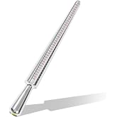 Hudinsun Ring Sizer Mandrel, Hammerable Solid Ring Mandrel, Aluminum Ring Mandrel for Ring Making and Jewelry Making