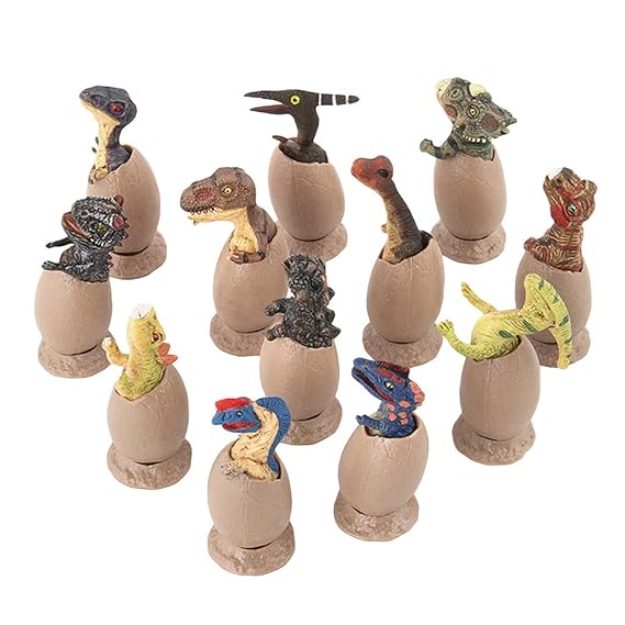 Jamicy Dinosaurier Modelle Spielzeug, 12PC Pädagogisches Simuliertes Dinosaurier-Modell Kinder Kinder Spielzeug Dinosaurier G