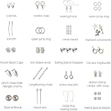 FEPITO Jewelry Making Kit with Pliers Starter Tools Beading Wire DIY Craft view 2