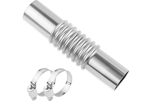 SSNNUU Universal Car Accessories Exhaust Connector Kit - Elbow/Straight Pipe Exhaust Flex Pipe for Diesel Air Heater