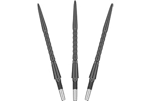 TARGET Darts Swiss Point Storm Dart Points, Surge (3 Pack Set of Tips) 26MM/30MM/35MM – Gold/Silver/Black | Change Dart Points, Swiss Storm Points, Professional Darts Accessories