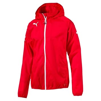 puma jacket red and white