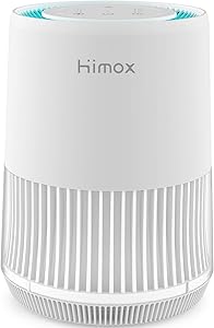 HIMOX Air Purifiers for Home with WiFi, H13 True HEPA Filter for Allergies and Pets, Alexa & Air Quality Sensor, for Smokers, Bedroom, Office, Living Room, Supper Quiet for Pollen, Dust, Mold, Germs
