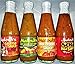 Matouks Hot Sauce Variety-4pk 10 OZ (WEST INDIA HOT SAUCE 10 OZ / CALYPSO HOT SAUCE 10 OZ / SOCA HOT SAUCE 10 OZ / HOT PEPPER SAUCE 10 OZ)