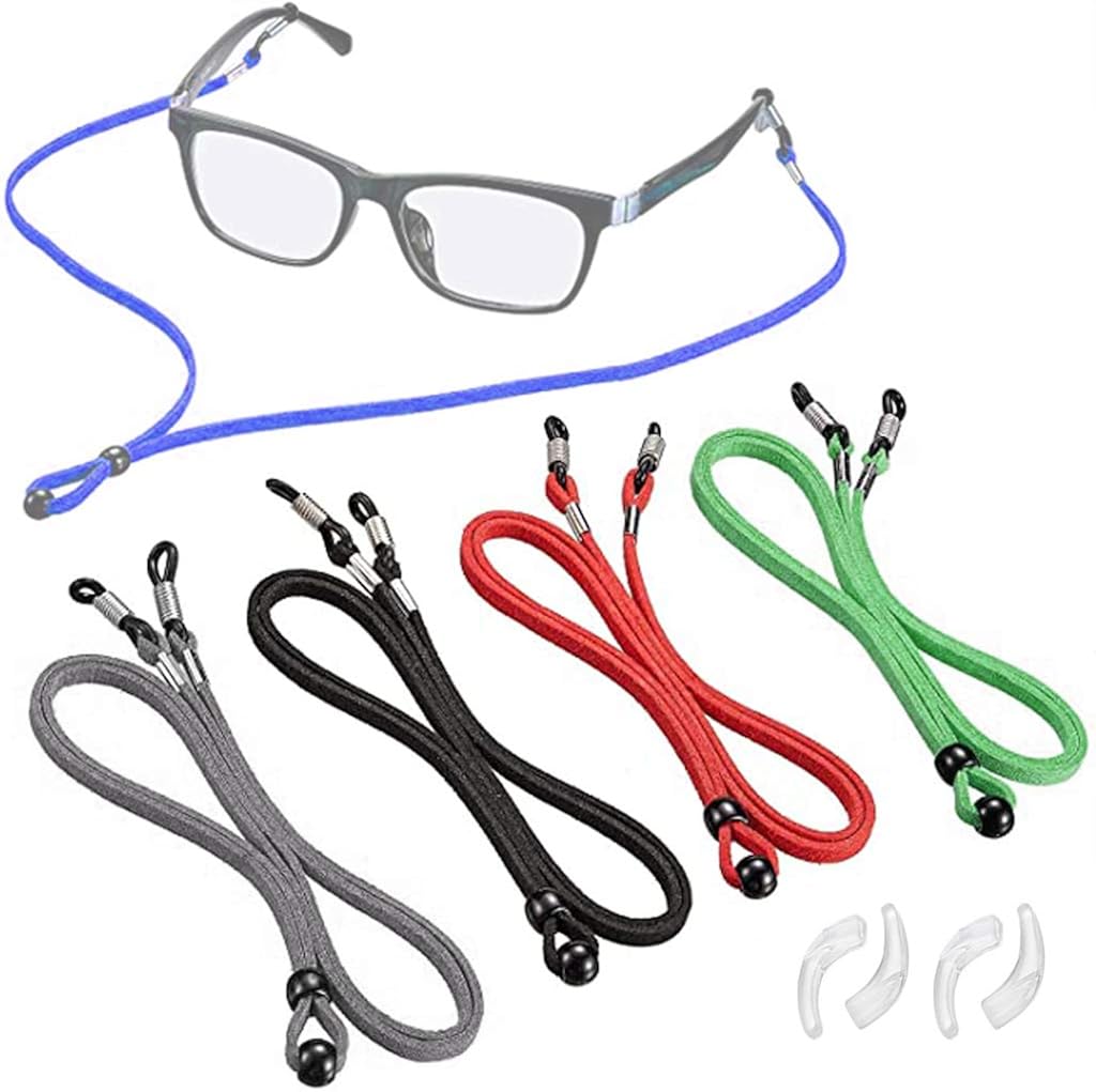 Eyeglasses Holder Strap Cord 5pcs Premium ECO Leather