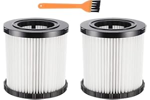 DCV5801H Hepa Replacement Filter Compatible with DeWalt DCV580 DCV581H Wet Dry Vacuum - 2 Pack