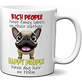 Mafia Mugs Frenchie Funny Coffee Mug - French Bulldog Novelty Cup - 11oz Ceramic Mug for Coffee, Tea and Hot Cocoa - Great Gift for Animal, Dog, Puppy and Pet Lovers