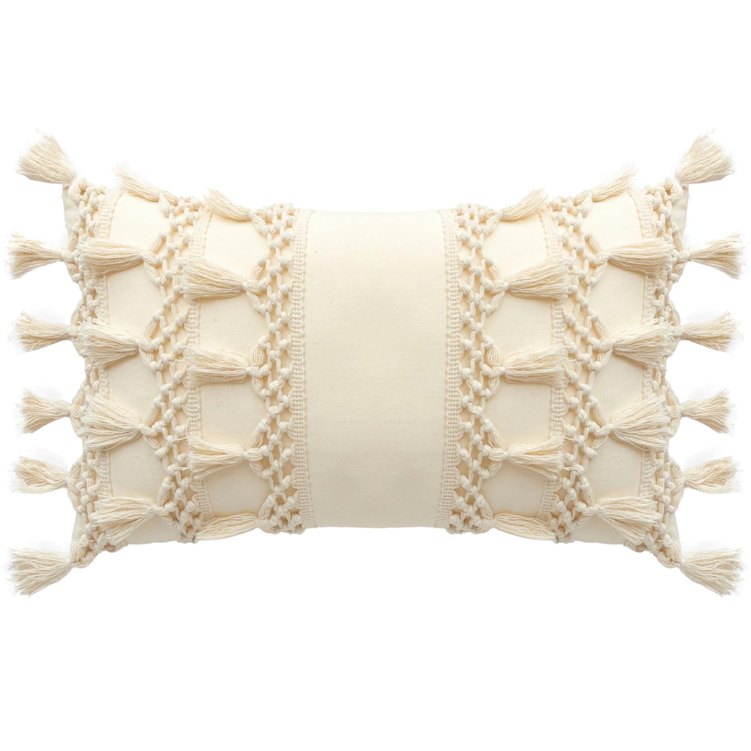 Photo 1 of RAJRANG Antique -Lumbar Pillow Cover – 20x12 Inch Cotton Rectangle Throw Pillowcase for Sofa, Bed & Living Room Décor