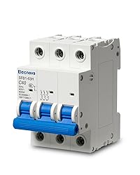Elecnova 6-63A Miniature Circuit Breaker, AC 3 Pole
