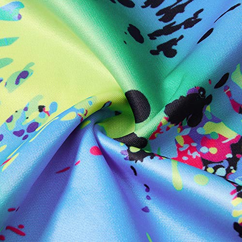 TUONROAD Tie Dye 3D Hoodie Funny Mens Hooded Sweatshirts Long Sleeve Pullover Jumper with Kanga Pocket S-M