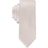 Calvin Klein mens Micro Dot Pattern Tie (Standard and Extra Long Sizes)