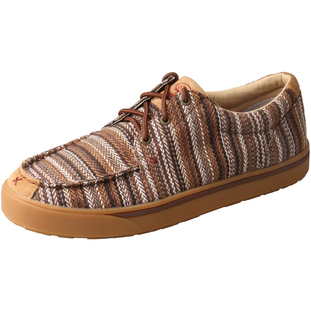 Twisted X Men's Hooey Loper, Moc Toe, Brown & Multi, 10.5 M Image
