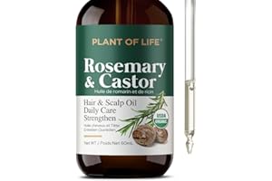 Plant of Life Rosemary & Castor Oil | Multi Hair Invigorating Complex | Strengthen, Nourish & Treatment | Target Dry, Damaged