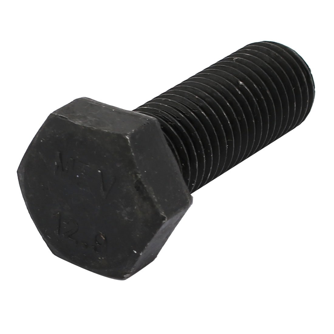 Sourcingmap M16x45mm Thread 12.9 Grade External Hex Head Left Hand Screw Bolt DIN933