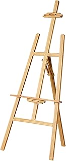 Yorking Staffelei Holz groß Kinder Atelierstaffelei Standstaffelei Dreifuss Stand 150 cm höhenverstellbar