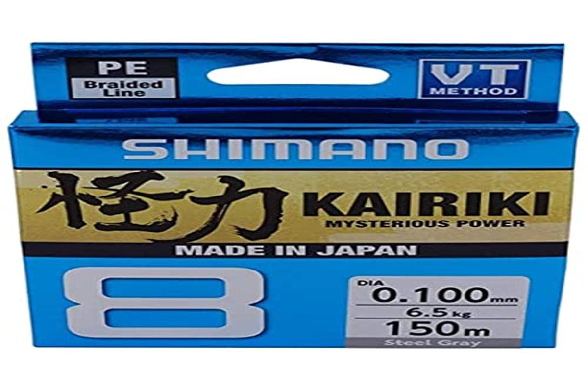 Line Kairiki 8 150 m 0.12 mm 8.2 kg Steel Gray — image 1