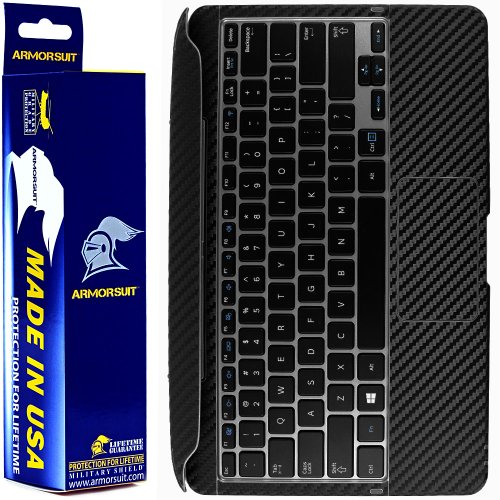 ArmorSuit MilitaryShield - Samsung ATIV Smart PC Pro 700T Keyboard Black Carbon Fiber Film Protector w/ Lifetime Replacements