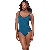 Miraclesuit Women's Swimwear Sanibel Tummy Control Underwire Bra One Piece Swimsuit