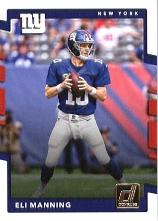 eli manning jersey card