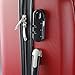 New 3 Pcs Luggage Travel Set Bag ABS Trolley Suitcase (Red)