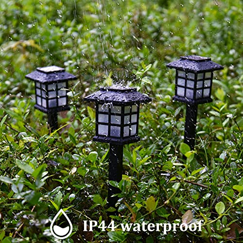 LIGHTSHINE Solar Pathway Lights, Solar Garden Lights Outdoor, Waterproof Outdoor Lights for Lawn, Patio, Yard, Walkway, Driveway and Landscape. (8 Pack)