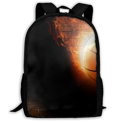 N/A Mochila de Baloncesto con Cremallera, Ideal para el Colegio ...