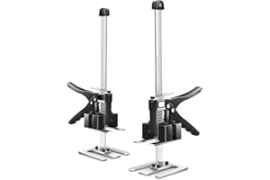 Auto Dynasty Labor-Saving Arm Jack, 15" Multifunctional Furniture Jacks, 10 Inches Lift Height 440LBS Load Bearing Furniture Lifter Tool Bed Jack for Windows, Doors, Drywall, Furniture Lifting (2PCS)