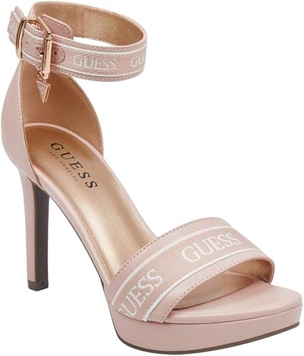 guess logo heels