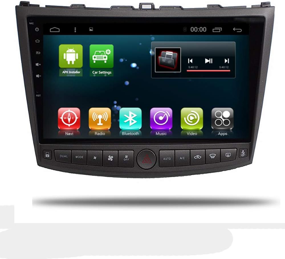 Lexus Car Radio GPS Android 9.0 Navi Player for Lexus IS250 IS200 IS220 IS300 IS350 Head Unit Car GPS Stereo Multimedia Video in Dash Audio Navigaton with WiFi Bluetooth