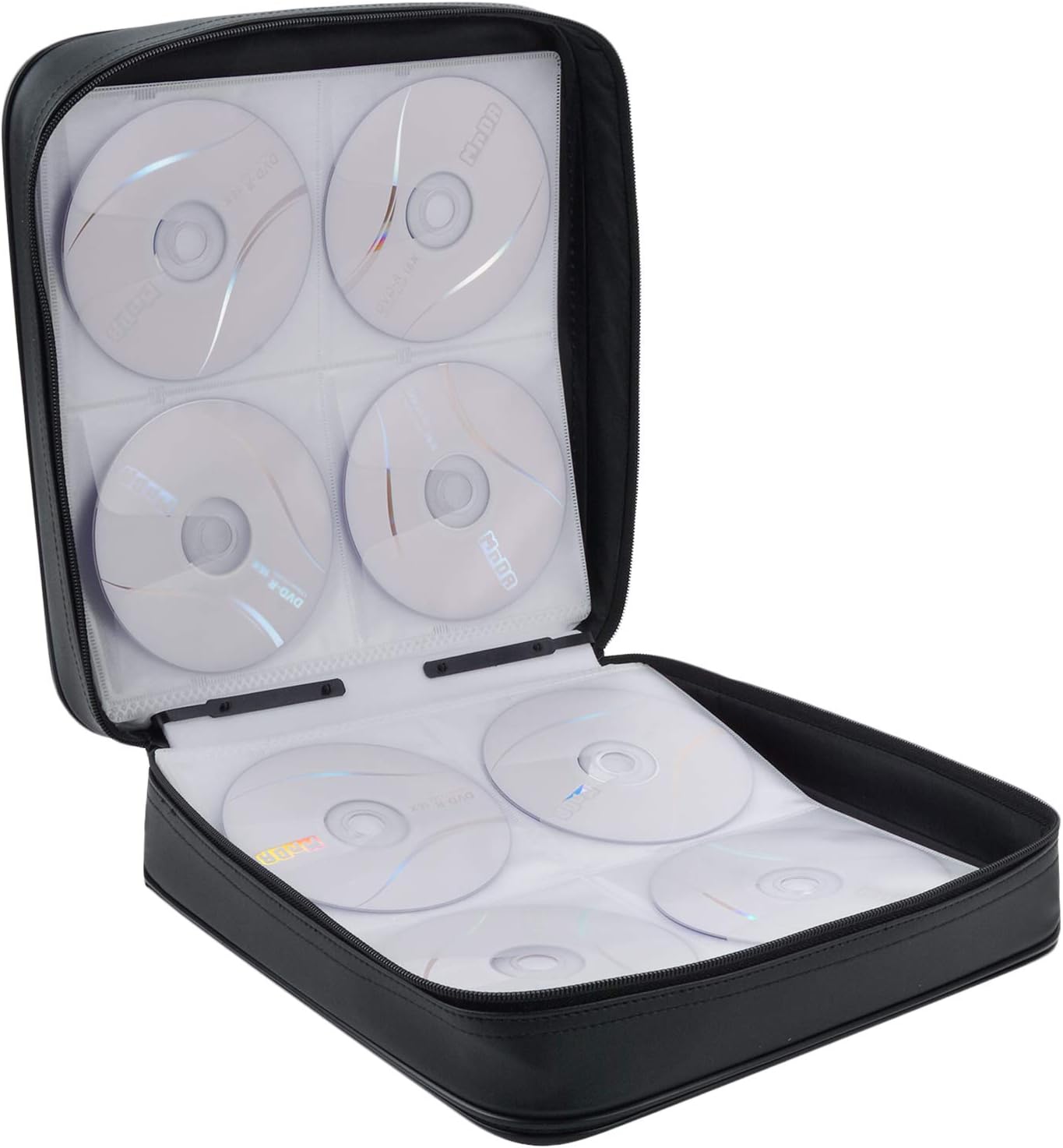 CD Case, COOFIT DVD Case 320 Capacity DVD Storage Case CD Organizer Discs Case for Travel (Black): Electronics