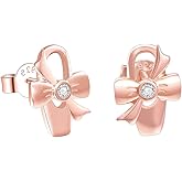 Recital Gifts 925 Sterling Silver Dancing Ballerina Dancer Ballet Dance Stud Earrings Gift for Women Girls Daughter