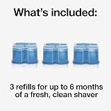 Braun Clean & Renew Refill Cartridges 3 Pack CCR3 for Electric Shaver view 2