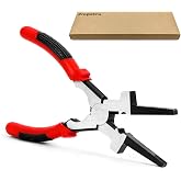 8" MIG Welding Pliers with Insulated Handles (Red 1Pack) | Carbon Steel Pliers Combine Nozzle Cleaning, Wire Cutting and Pulling Functions with Insulated Grips for MIG Welding