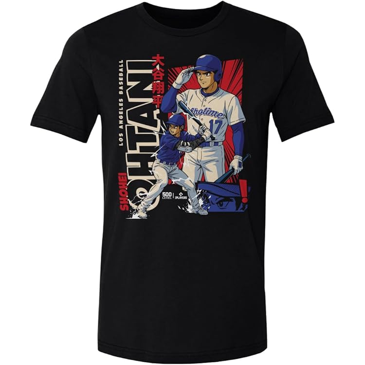 Amazon.com: 500 LEVEL Shohei Ohtani Men's Premium T-Shirt - Shohei