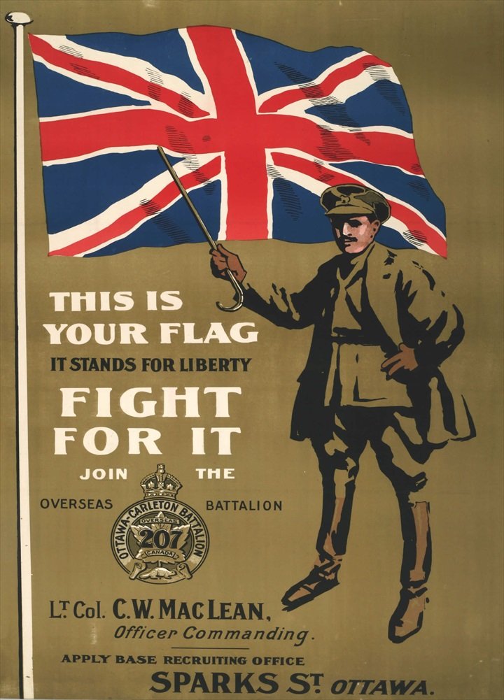 Vintage British Empire and Canadian WW1 191418 Propaganda THIS IS YOUR