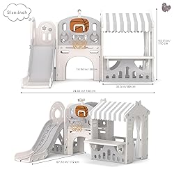 Glaf Slide for Toddlers 1-3 Kids Playground Sets