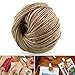 SOLEDI Natural Jute Twine String Rope Soft Floral Craft Wedding Gift Tags Wrap Decor Decoration Ornament DIY Handmade Retro Decor Photo Wall Lamp (1 Pcs X 328 Feet)