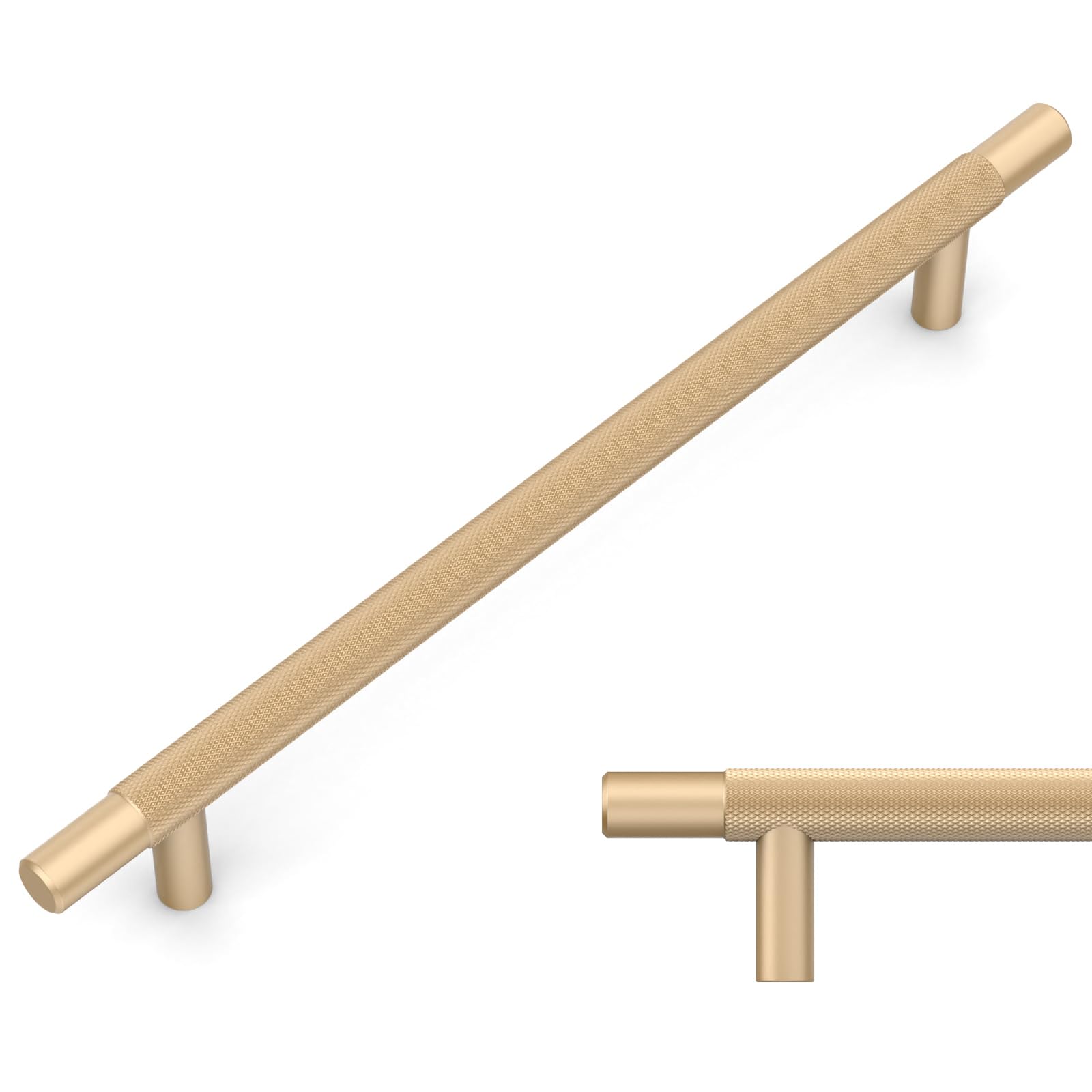 Photo 1 of *See Clerk Notes*
Amerdeco 10 Pack Champagne Gold Knurled Cabinet Pulls 7.5 Inch Hole Centers Kitchen Cabinet Handles Hardware Kitchen Handles for Cabinets Handles IH0006…