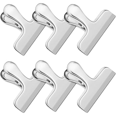 thumbnail image 2 of Bulldog Clips 8Pcs Chip Bag Clips, Geepen Large Reusable Bag Seal 2 of 11