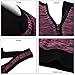 FITIBEST Front Zipper Closure Sports Bra High Impact Exercise Bra Sports Racerback Workout Bras with Removable Pads (XL, Purple)